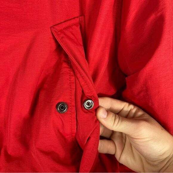 NWOT SUPERDRY Coat Men M Red Parka Long-Sleeve Button Down “Rookie” - Picture 10 of 14